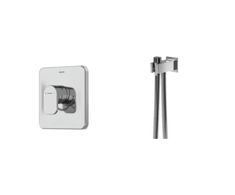 Tyne · Concealed toilet mixer · Chrome