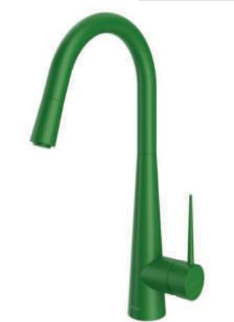 Iten · Pull-down kitchen mixer · Green