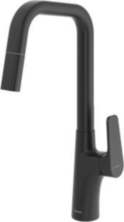 Akhen · Pull-down kitchen mixer · Black