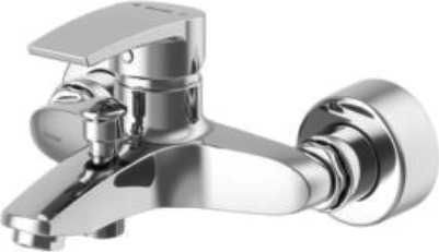 Plus · Bath mixer · Chrome